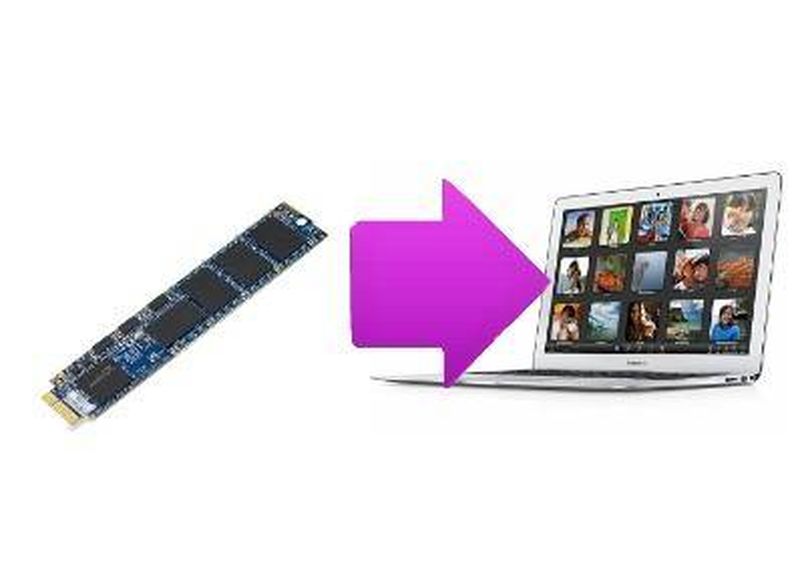 Remplacement disque dur SSD Macbook Air 13