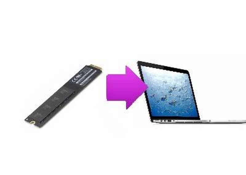 Changement disque dur SSD Macbook Pro Rétina 13